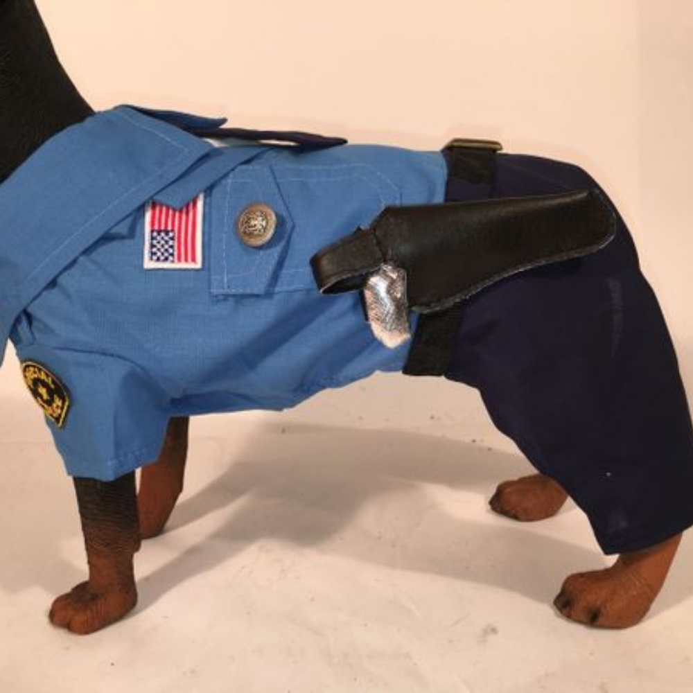 Policeman Puppe Love Dog Pet Halloween Costume - Picture 3 of 5